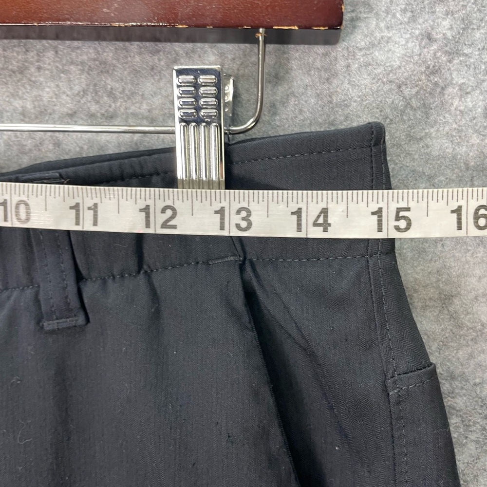 Under Armour Pants Mens 32x30 Black Herringbone Chino Stretch Golf Casual - Picture 3 of 10